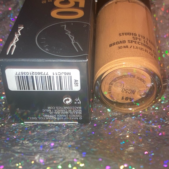 x1 MAC NC50 STUDIO FIX FLUID FOUNDATION BRAND NEW BOXED - Picture 10 of 14